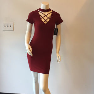 NWT Cheryl Cage Choker Dress